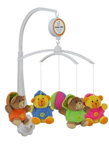 Kolotoč nad postýlku Baby Mix Medvídci a míč