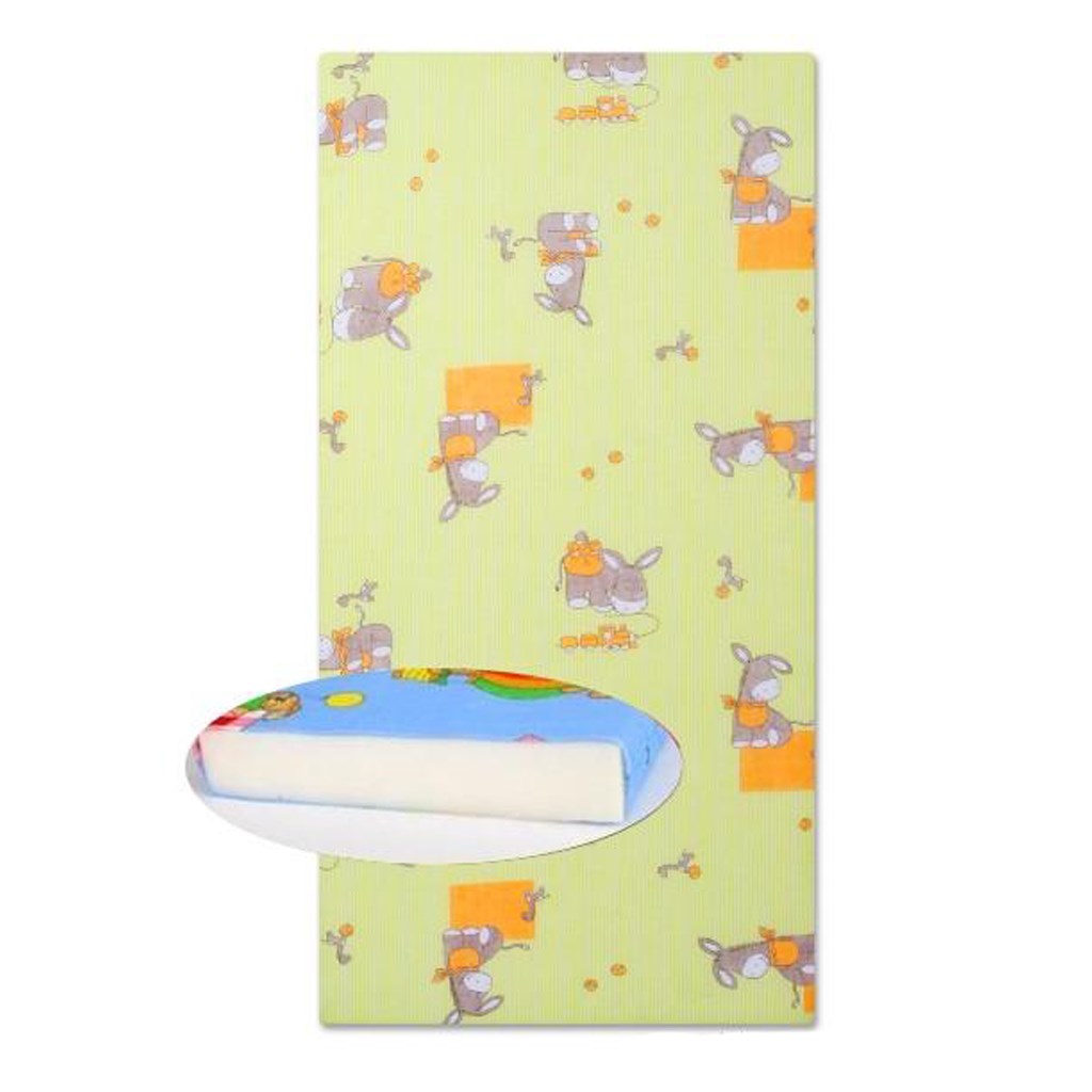 Dětská pěnová matrace New Baby 120x60 zelená - různé obrázky