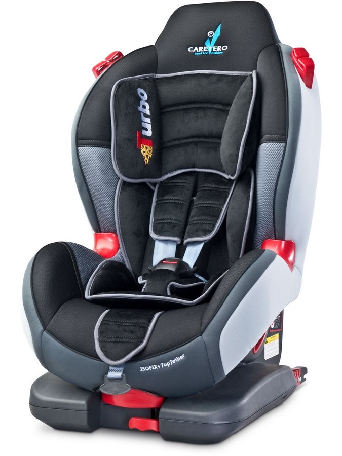 Autosedačka CARETERO Sport TurboFix graphite 2021