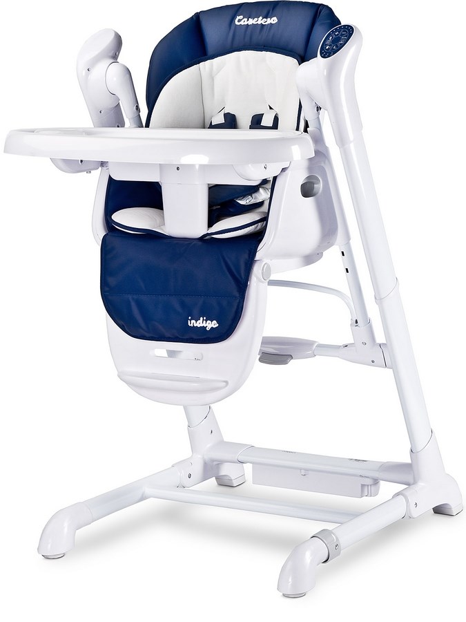 Dětská jídelní židlička 2v1 Caretero Indigo navy
