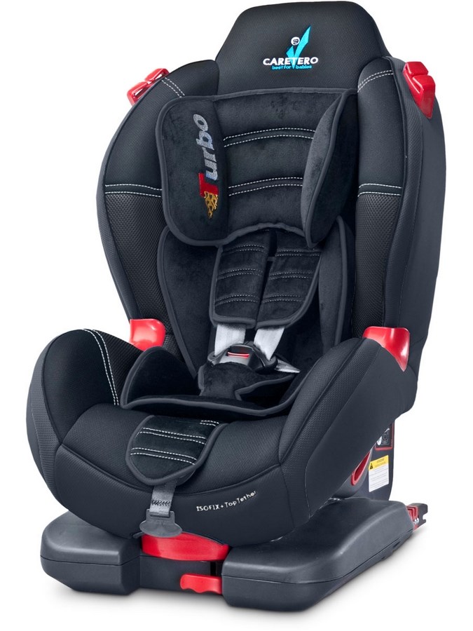 Autosedačka CARETERO Sport TurboFix black 2021