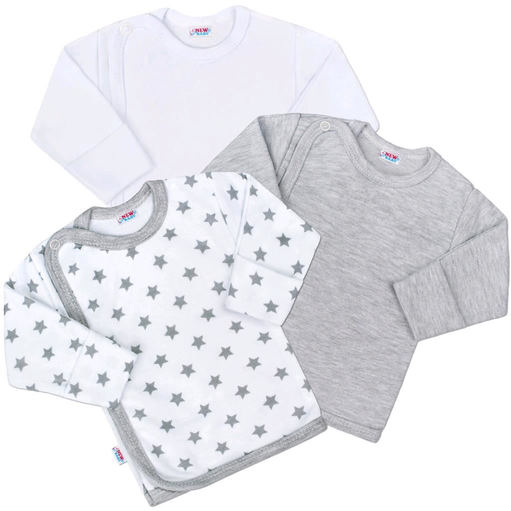 Kojenecká košilka New Baby Classic II Uni 3ks Velikost: 62 (3-6m)