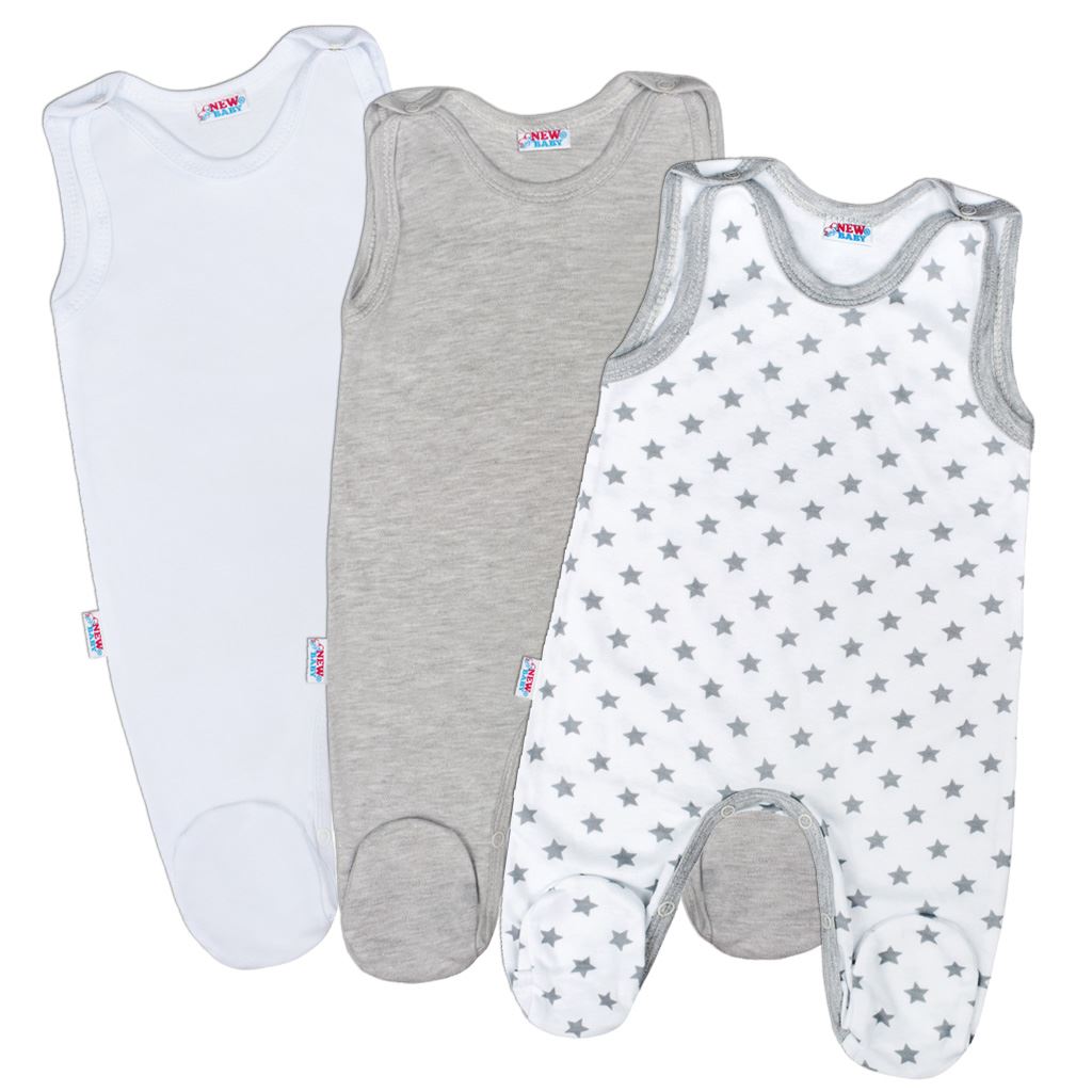 Kojenecké dupačky New Baby Classic II Uni 3ks Velikost: 86 (12-18m)