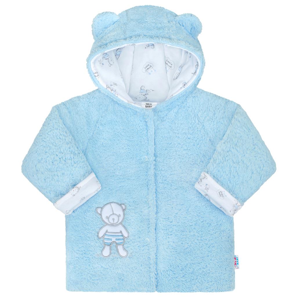 Zimní kabátek New Baby Nice Bear modrý Velikost: 62 (3-6m)