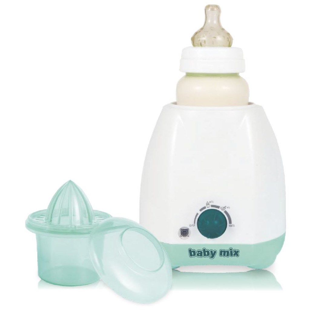 Elektrický ohřívač lahví a dětské stravy s příslušenstvím Baby Mix zelený