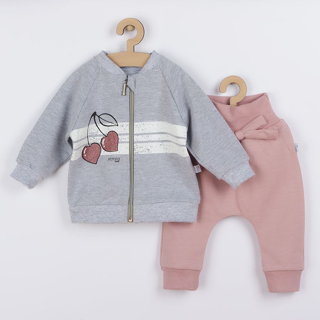 Kojenecké tepláčky a mikinka Koala Cherry Velikost: 68 (4-6m)